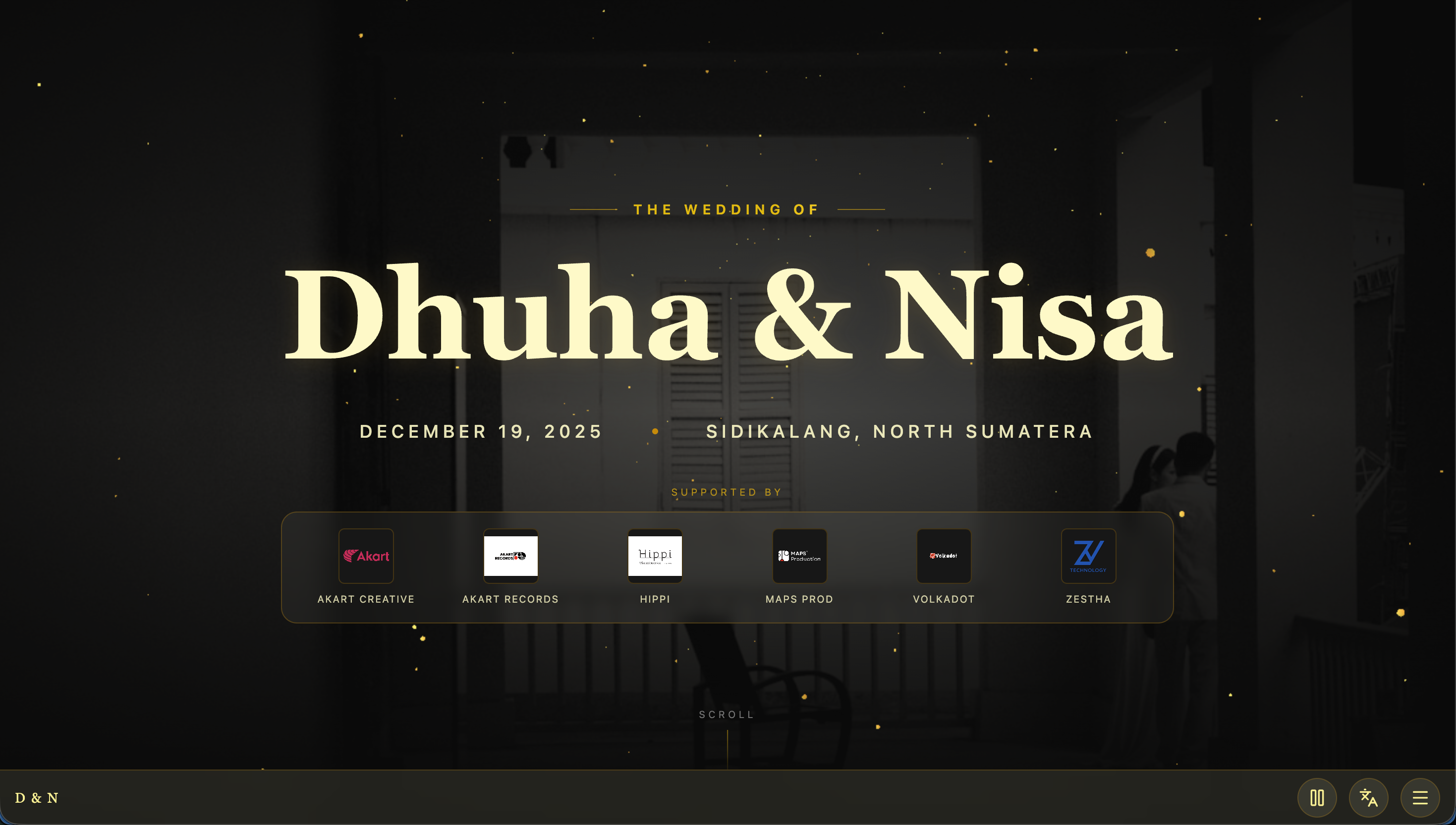 wedding dhuha nisa